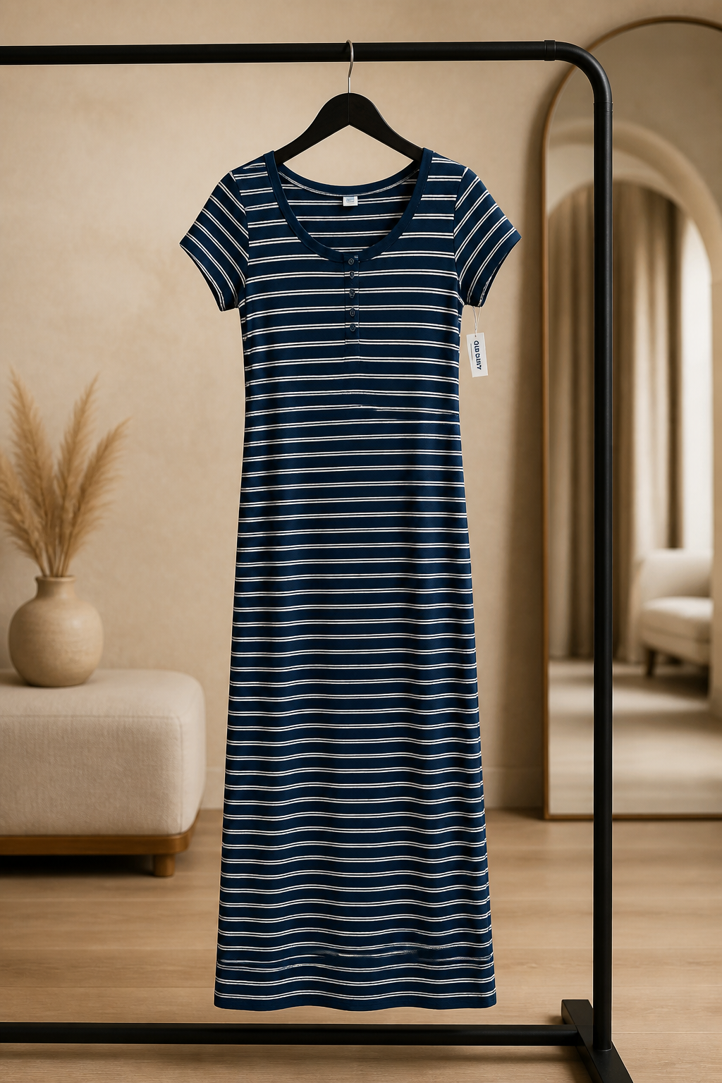Old Navy striped midi dress