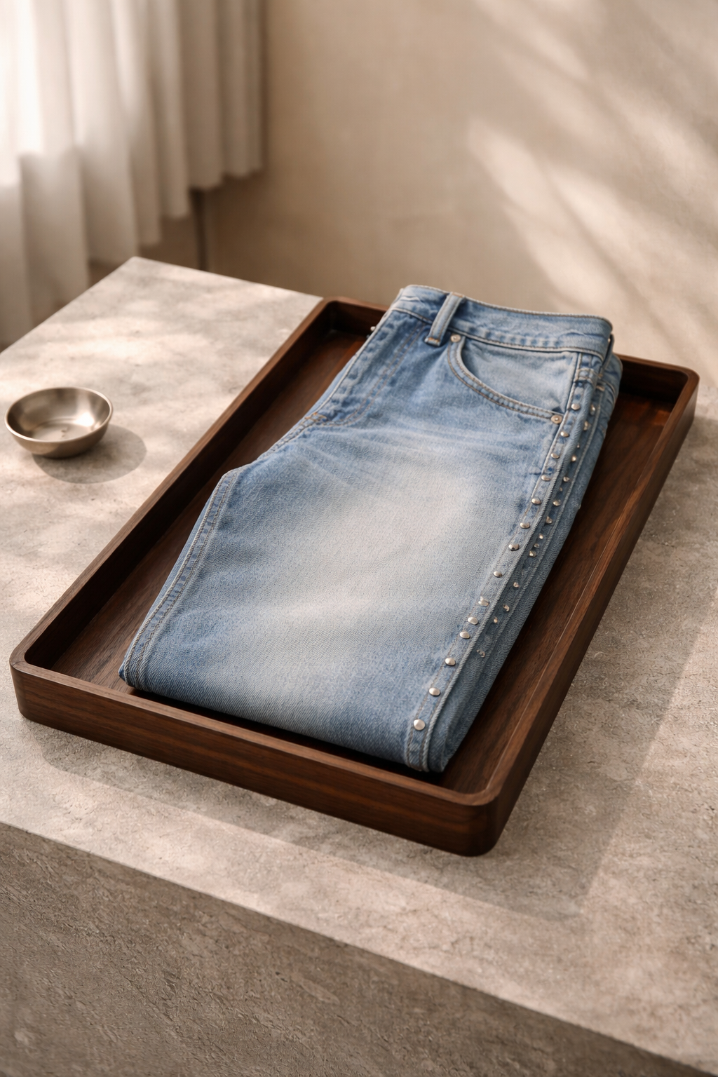 Style&Co denim with metal pins on the sides
