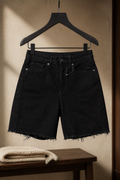 Old Navy black denim shorts