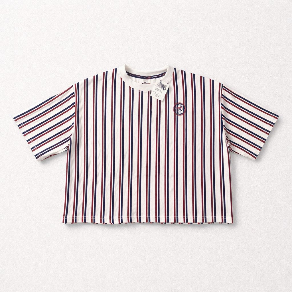 Atleti Co striped crop top